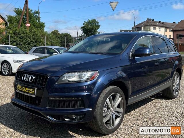 Синий Ауди Ку 7, объемом двигателя 3 л и пробегом 200 тыс. км за 15999 $, фото 2 на Automoto.ua