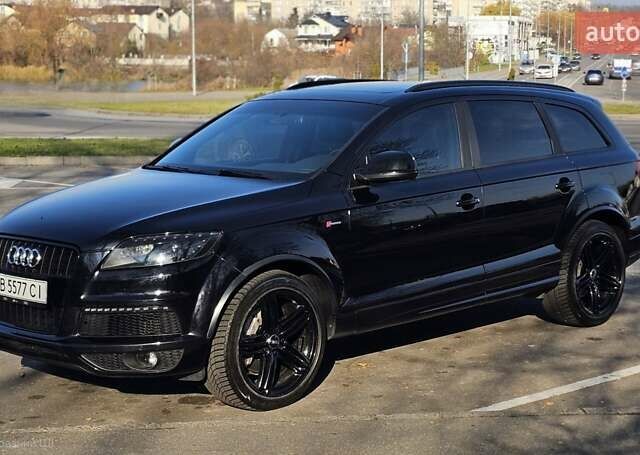 Синий Ауди Ку 7, объемом двигателя 3 л и пробегом 200 тыс. км за 18500 $, фото 2 на Automoto.ua