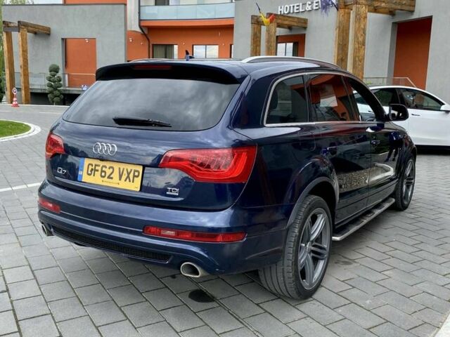 Синий Ауди Ку 7, объемом двигателя 3 л и пробегом 210 тыс. км за 9600 $, фото 2 на Automoto.ua