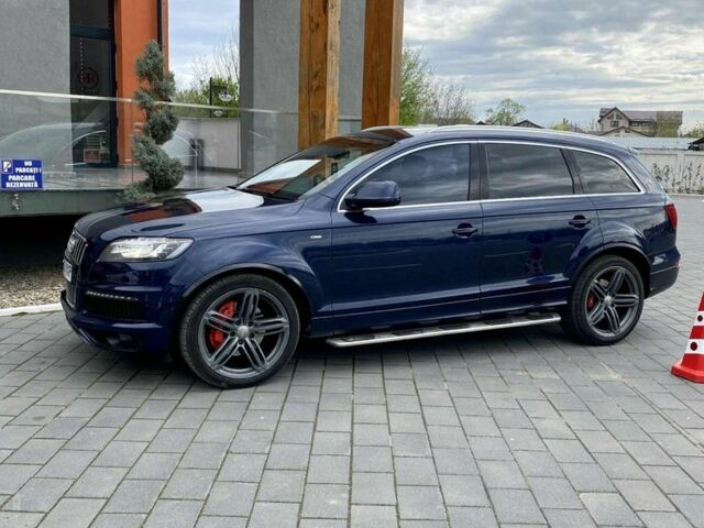 Синий Ауди Ку 7, объемом двигателя 3 л и пробегом 210 тыс. км за 9600 $, фото 1 на Automoto.ua