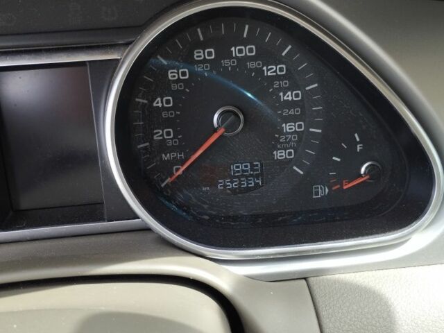 Синий Ауди Ку 7, объемом двигателя 3 л и пробегом 270 тыс. км за 16000 $, фото 3 на Automoto.ua