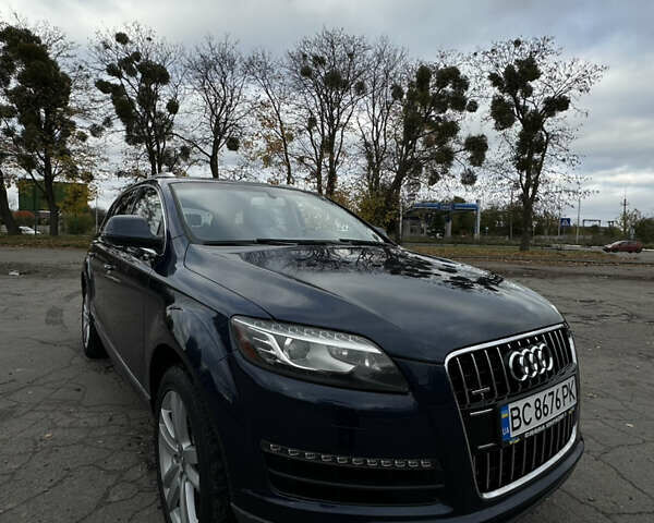 Синий Ауди Ку 7, объемом двигателя 3 л и пробегом 200 тыс. км за 15500 $, фото 1 на Automoto.ua