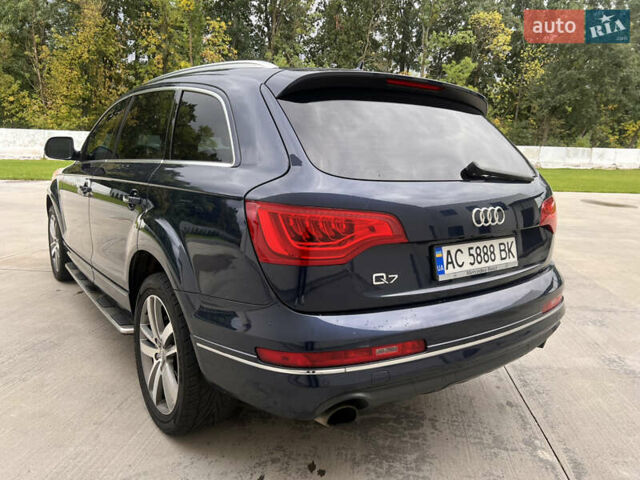 Синий Ауди Ку 7, объемом двигателя 3 л и пробегом 139 тыс. км за 14500 $, фото 3 на Automoto.ua
