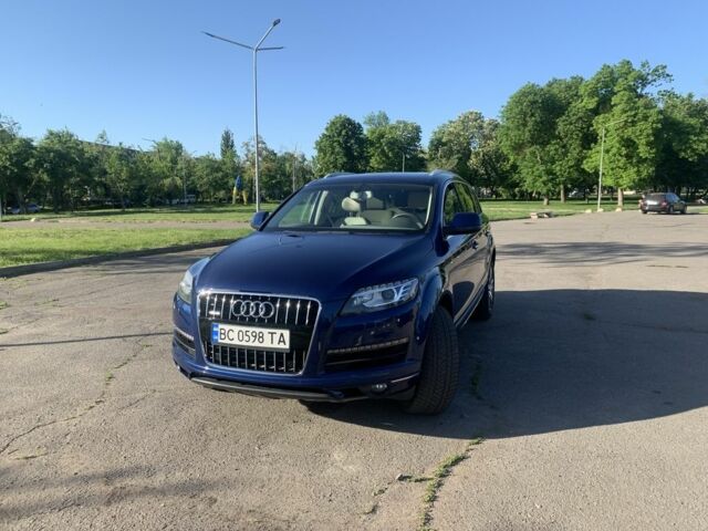 Синий Ауди Ку 7, объемом двигателя 3 л и пробегом 184 тыс. км за 15700 $, фото 2 на Automoto.ua