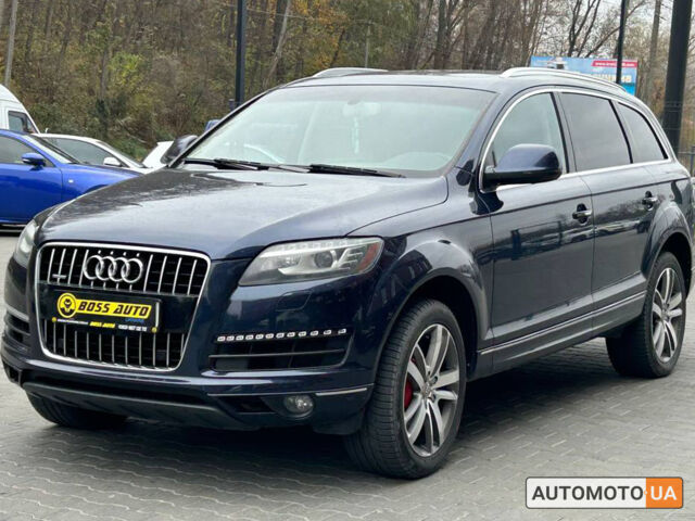 Синий Ауди Ку 7, объемом двигателя 3 л и пробегом 176 тыс. км за 18000 $, фото 2 на Automoto.ua