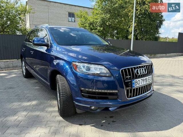 Синий Ауди Ку 7, объемом двигателя 3 л и пробегом 151 тыс. км за 15650 $, фото 1 на Automoto.ua