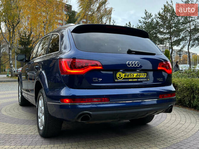 Ауді Ку 7 2015 у Львові на Automoto.ua Синій Ауді Ку 7, об'ємом двигуна 3 л та пробігом 151 тис. км за 16999 $, фото 4 на Automoto.ua
