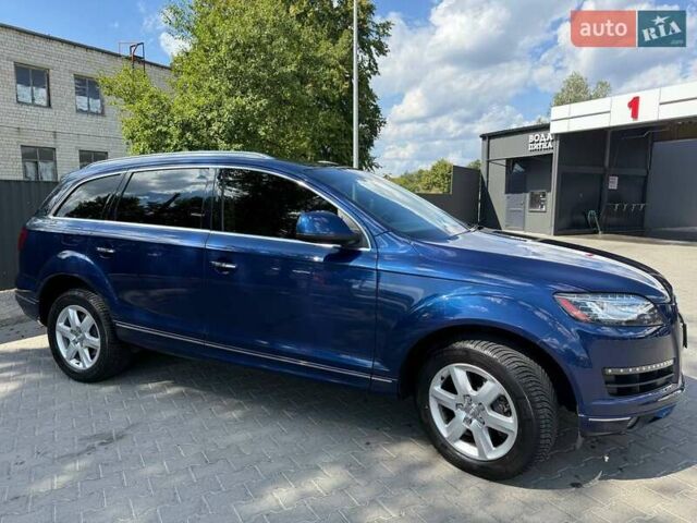 Синий Ауди Ку 7, объемом двигателя 3 л и пробегом 151 тыс. км за 15650 $, фото 2 на Automoto.ua