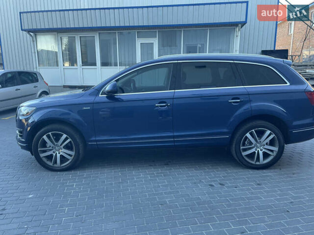 Синий Ауди Ку 7, объемом двигателя 3 л и пробегом 101 тыс. км за 16500 $, фото 2 на Automoto.ua