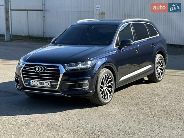 Синий Ауди Ку 7, объемом двигателя 3 л и пробегом 220 тыс. км за 37900 $, фото 1 на Automoto.ua