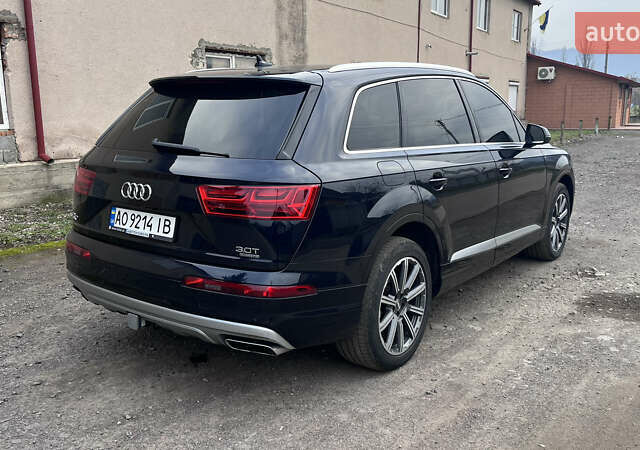 Ауди Ку 7 2016 в Мукачеве на Automoto.ua Синий Ауди Ку 7, объемом двигателя 3 л и пробегом 133 тыс. км за 27999 $, фото 24 на Automoto.ua