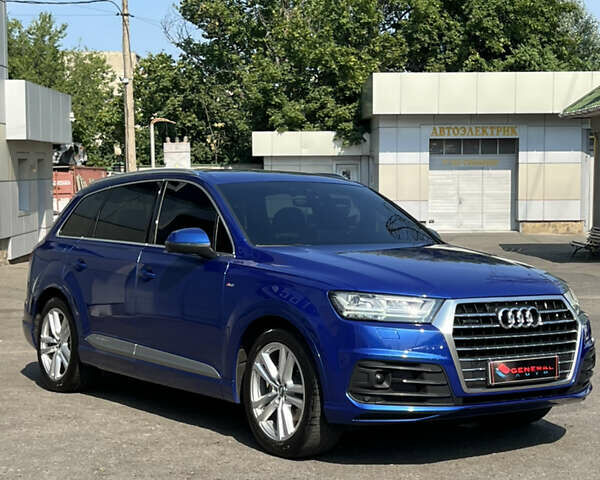 Синій Ауді Ку 7, об'ємом двигуна 2.97 л та пробігом 216 тис. км за 34850 $, фото 4 на Automoto.ua