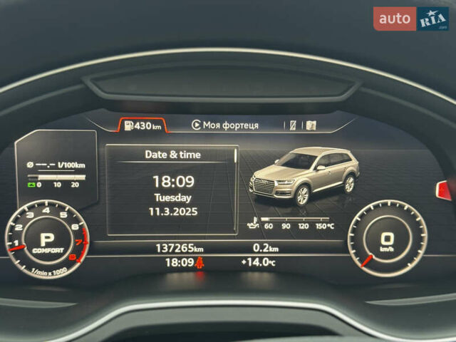 Ауди Ку 7 2016 в Киеве на Automoto.ua Синий Ауди Ку 7, объемом двигателя 3 л и пробегом 137 тыс. км за 30000 $, фото 28 на Automoto.ua