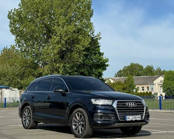 Синий Ауди Ку 7, объемом двигателя 3 л и пробегом 157 тыс. км за 23000 $, фото 1 на Automoto.ua