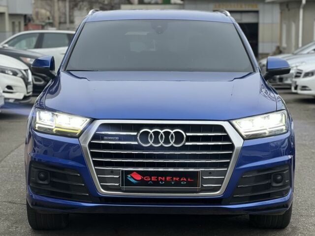 Синий Ауди Ку 7, объемом двигателя 3 л и пробегом 217 тыс. км за 32900 $, фото 1 на Automoto.ua