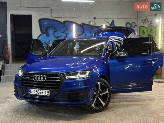 Ауди Ку 7 2017 в Львове на Automoto.ua Синий Ауди Ку 7, объемом двигателя 2.97 л и пробегом 153 тыс. км за 42000 $, фото 1 на Automoto.ua