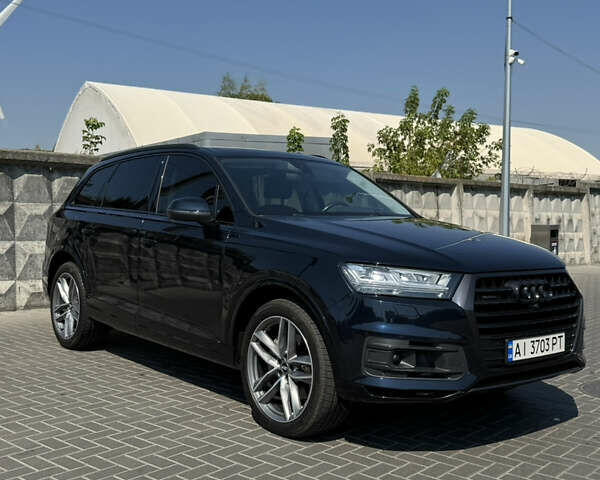 Синий Ауди Ку 7, объемом двигателя 3 л и пробегом 133 тыс. км за 38500 $, фото 1 на Automoto.ua