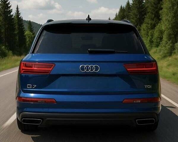 Синий Ауди Ку 7, объемом двигателя 3 л и пробегом 200 тыс. км за 34000 $, фото 2 на Automoto.ua