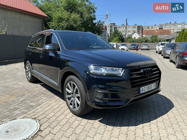 Синий Ауди Ку 7, объемом двигателя 3 л и пробегом 162 тыс. км за 30950 $, фото 1 на Automoto.ua