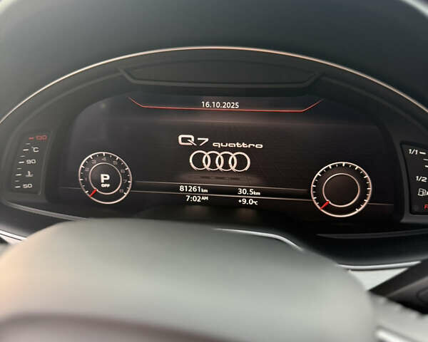 Синий Ауди Ку 7, объемом двигателя 3 л и пробегом 81 тыс. км за 31900 $, фото 20 на Automoto.ua