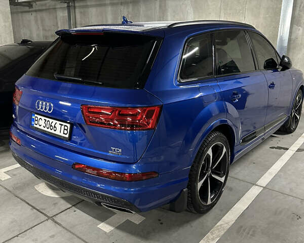 Ауди Ку 7 2017 в Львове на Automoto.ua Синий Ауди Ку 7, объемом двигателя 2.97 л и пробегом 153 тыс. км за 42000 $, фото 4 на Automoto.ua