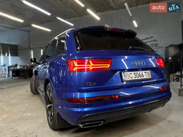 Ауди Ку 7 2017 в Львове на Automoto.ua Синий Ауди Ку 7, объемом двигателя 2.97 л и пробегом 153 тыс. км за 42000 $, фото 3 на Automoto.ua