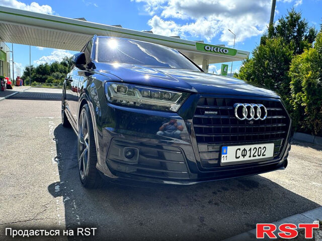 Синий Ауди Ку 7, объемом двигателя 3 л и пробегом 305 тыс. км за 30000 $, фото 3 на Automoto.ua