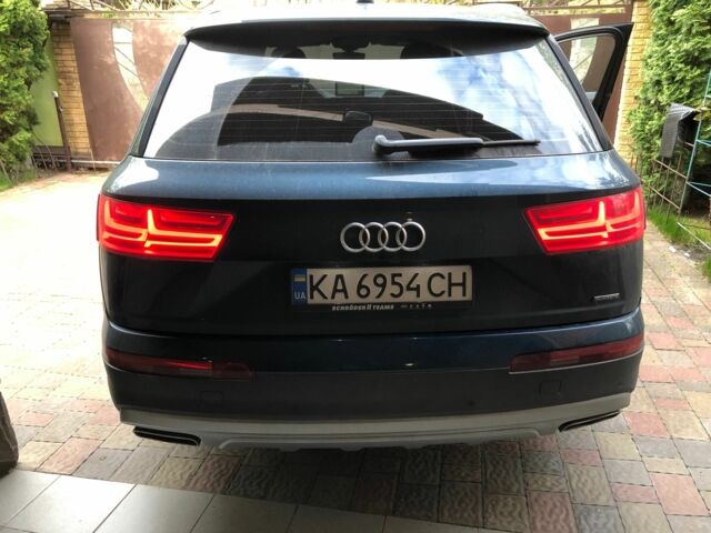 Ауди Ку 7 2018 в Буче на Automoto.ua Синий Ауди Ку 7, объемом двигателя 3 л и пробегом 139 тыс. км за 41500 $, фото 5 на Automoto.ua
