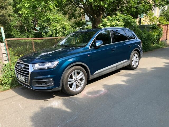 Ауди Ку 7 2018 в Буче на Automoto.ua Синий Ауди Ку 7, объемом двигателя 3 л и пробегом 139 тыс. км за 41500 $, фото 1 на Automoto.ua