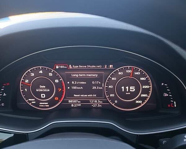 Синий Ауди Ку 7, объемом двигателя 3 л и пробегом 88 тыс. км за 35800 $, фото 48 на Automoto.ua