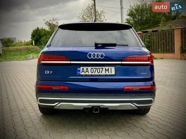 Ауди Ку 7 2020 в Киеве на Automoto.ua Синий Ауди Ку 7, объемом двигателя 3 л и пробегом 86 тыс. км за 49900 $, фото 3 на Automoto.ua