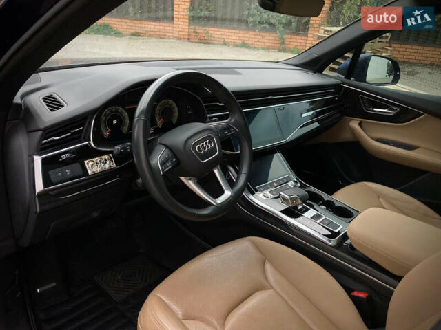 Ауди Ку 7 2020 в Киеве на Automoto.ua Синий Ауди Ку 7, объемом двигателя 3 л и пробегом 86 тыс. км за 49900 $, фото 18 на Automoto.ua