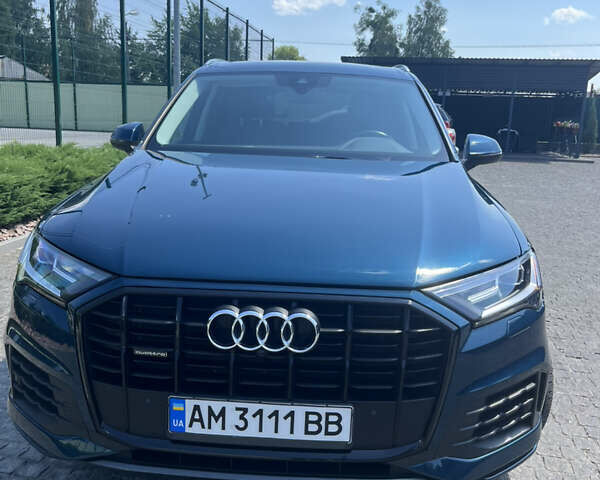 Синий Ауди Ку 7, объемом двигателя 1.98 л и пробегом 85 тыс. км за 45000 $, фото 1 на Automoto.ua