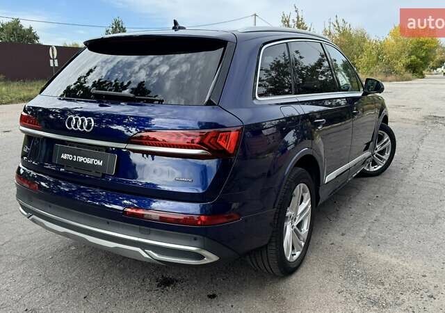 Синий Ауди Ку 7, объемом двигателя 3 л и пробегом 93 тыс. км за 43700 $, фото 3 на Automoto.ua