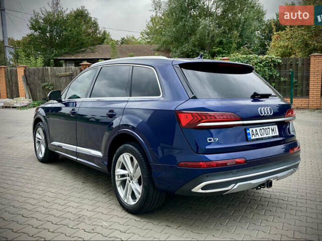 Ауди Ку 7 2020 в Киеве на Automoto.ua Синий Ауди Ку 7, объемом двигателя 3 л и пробегом 86 тыс. км за 49900 $, фото 1 на Automoto.ua