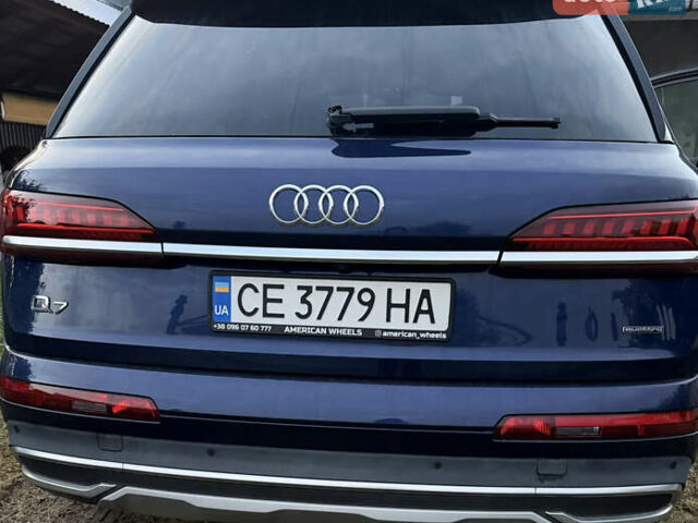 Синий Ауди Ку 7, объемом двигателя 3 л и пробегом 114 тыс. км за 47533 $, фото 1 на Automoto.ua