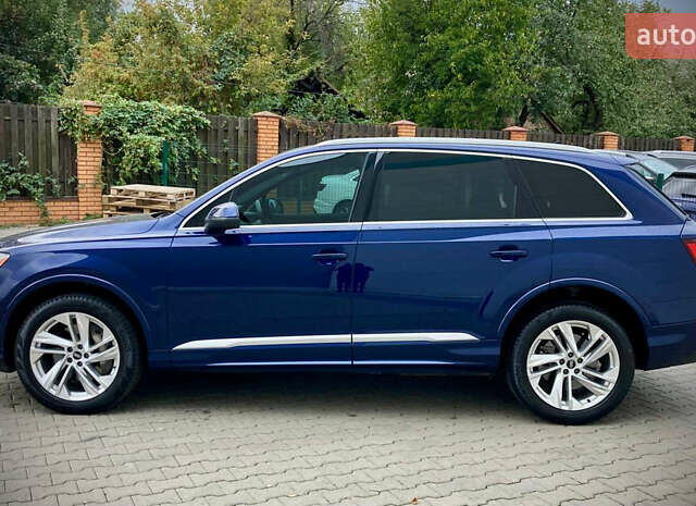 Ауди Ку 7 2020 в Киеве на Automoto.ua Синий Ауди Ку 7, объемом двигателя 3 л и пробегом 86 тыс. км за 49900 $, фото 6 на Automoto.ua