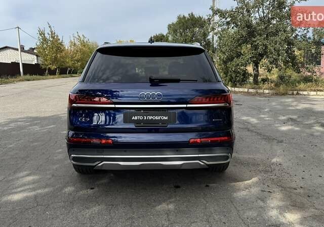 Синий Ауди Ку 7, объемом двигателя 3 л и пробегом 93 тыс. км за 43700 $, фото 4 на Automoto.ua