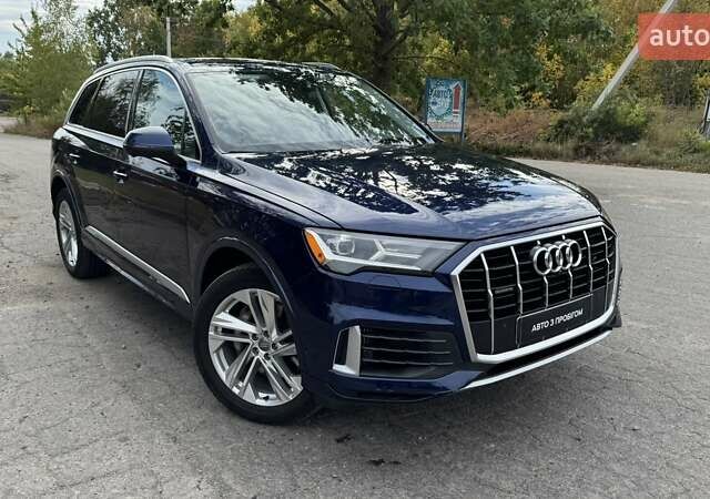 Синий Ауди Ку 7, объемом двигателя 3 л и пробегом 93 тыс. км за 43700 $, фото 1 на Automoto.ua