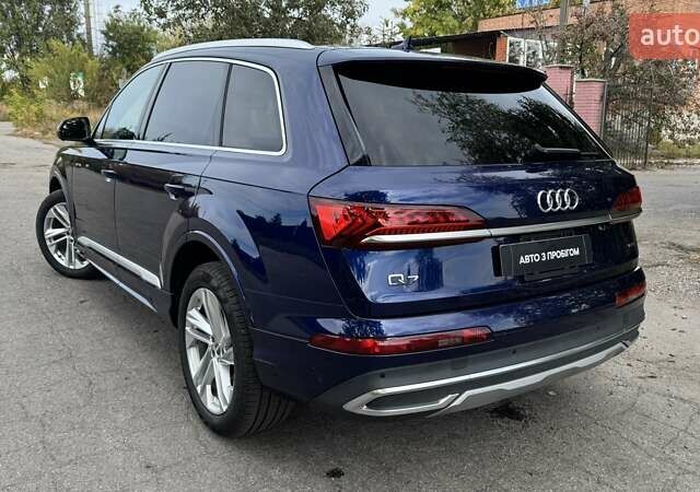 Синий Ауди Ку 7, объемом двигателя 3 л и пробегом 93 тыс. км за 43700 $, фото 5 на Automoto.ua