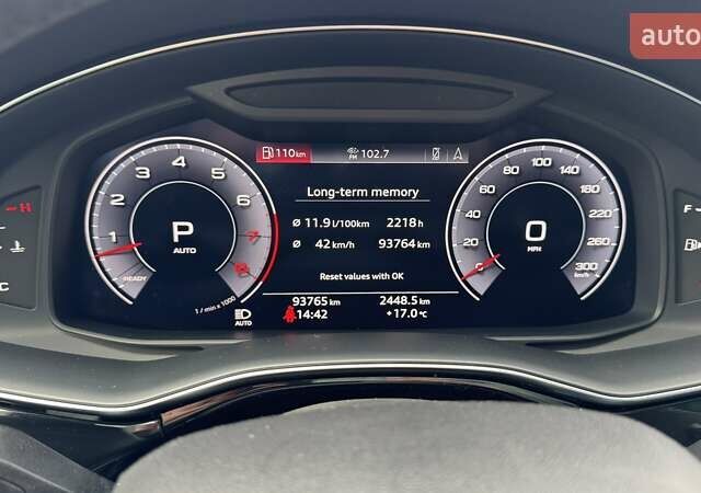 Синий Ауди Ку 7, объемом двигателя 3 л и пробегом 93 тыс. км за 43700 $, фото 15 на Automoto.ua