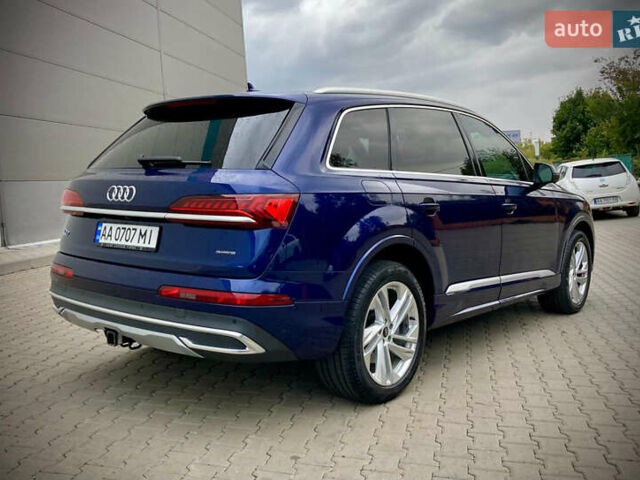 Ауди Ку 7 2020 в Киеве на Automoto.ua Синий Ауди Ку 7, объемом двигателя 3 л и пробегом 86 тыс. км за 49900 $, фото 2 на Automoto.ua