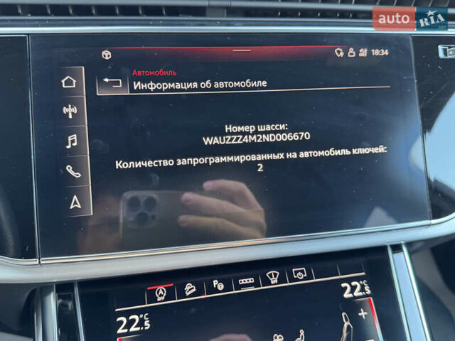 Синий Ауди Ку 7, объемом двигателя 2.97 л и пробегом 158 тыс. км за 58800 $, фото 71 на Automoto.ua