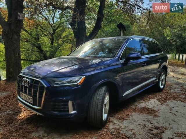 Синий Ауди Ку 7, объемом двигателя 3 л и пробегом 17 тыс. км за 51450 $, фото 1 на Automoto.ua