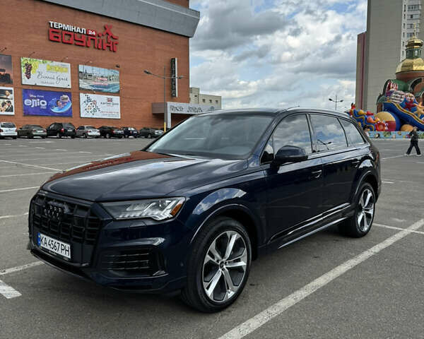 Синий Ауди Ку 7, объемом двигателя 3 л и пробегом 25 тыс. км за 67500 $, фото 2 на Automoto.ua