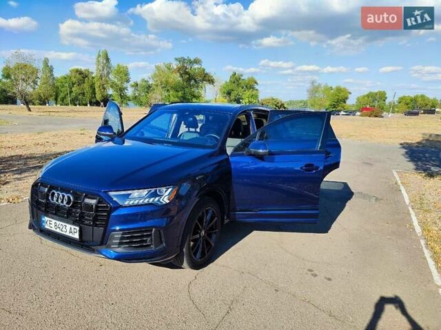 Синий Ауди Ку 7, объемом двигателя 3 л и пробегом 43 тыс. км за 63000 $, фото 1 на Automoto.ua