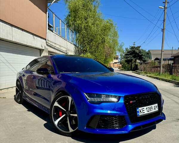 Синий Ауди РС7, объемом двигателя 3.99 л и пробегом 65 тыс. км за 58000 $, фото 1 на Automoto.ua