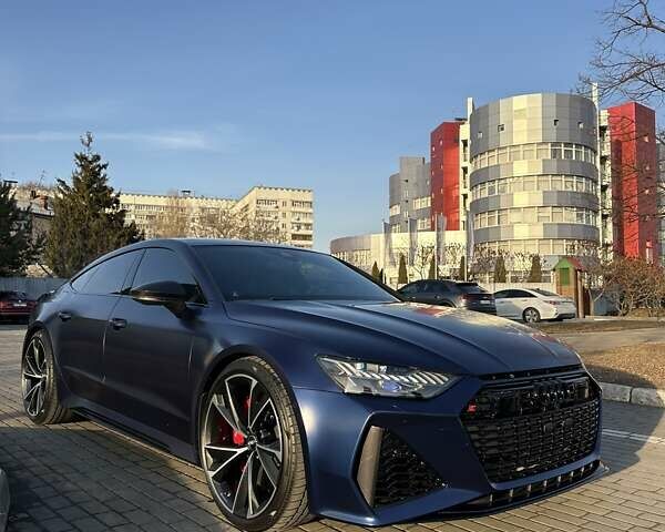 Синий Ауди РС7, объемом двигателя 4 л и пробегом 14 тыс. км за 139500 $, фото 3 на Automoto.ua