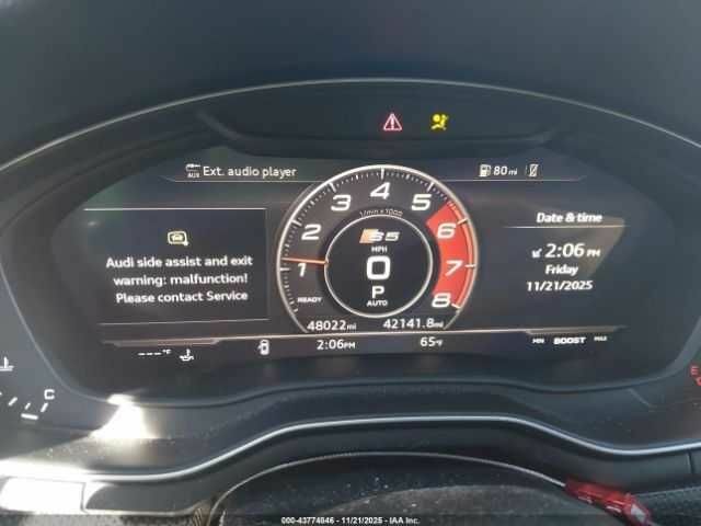 Чорний Ауді S5, об'ємом двигуна 3 л та пробігом 48 тис. км за 12000 $, фото 10 на Automoto.ua