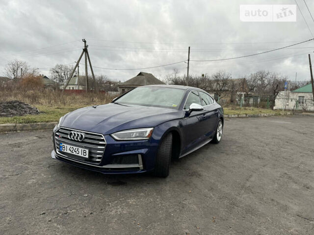 Синій Ауді S5, об'ємом двигуна 3 л та пробігом 18 тис. км за 39000 $, фото 1 на Automoto.ua